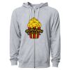 Icon Unisex Lightweight Loopback Terry Full-Zip Hooded Sweatshirt Thumbnail