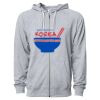 Icon Unisex Lightweight Loopback Terry Full-Zip Hooded Sweatshirt Thumbnail