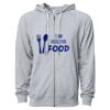 Icon Unisex Lightweight Loopback Terry Full-Zip Hooded Sweatshirt Thumbnail