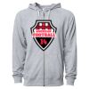 Icon Unisex Lightweight Loopback Terry Full-Zip Hooded Sweatshirt Thumbnail