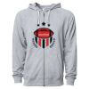 Icon Unisex Lightweight Loopback Terry Full-Zip Hooded Sweatshirt Thumbnail