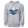 Icon Unisex Lightweight Loopback Terry Full-Zip Hooded Sweatshirt Thumbnail