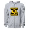 Icon Unisex Lightweight Loopback Terry Full-Zip Hooded Sweatshirt Thumbnail