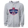 Icon Unisex Lightweight Loopback Terry Full-Zip Hooded Sweatshirt Thumbnail
