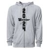 Icon Unisex Lightweight Loopback Terry Full-Zip Hooded Sweatshirt Thumbnail