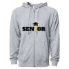 Icon Unisex Lightweight Loopback Terry Full-Zip Hooded Sweatshirt Thumbnail
