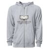 Icon Unisex Lightweight Loopback Terry Full-Zip Hooded Sweatshirt Thumbnail
