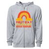 Icon Unisex Lightweight Loopback Terry Full-Zip Hooded Sweatshirt Thumbnail