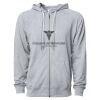 Icon Unisex Lightweight Loopback Terry Full-Zip Hooded Sweatshirt Thumbnail