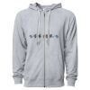 Icon Unisex Lightweight Loopback Terry Full-Zip Hooded Sweatshirt Thumbnail