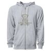 Icon Unisex Lightweight Loopback Terry Full-Zip Hooded Sweatshirt Thumbnail