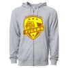 Icon Unisex Lightweight Loopback Terry Full-Zip Hooded Sweatshirt Thumbnail