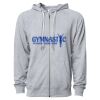 Icon Unisex Lightweight Loopback Terry Full-Zip Hooded Sweatshirt Thumbnail