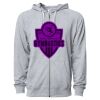 Icon Unisex Lightweight Loopback Terry Full-Zip Hooded Sweatshirt Thumbnail