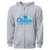 Icon Unisex Lightweight Loopback Terry Full-Zip Hooded Sweatshirt Thumbnail