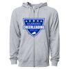 Icon Unisex Lightweight Loopback Terry Full-Zip Hooded Sweatshirt Thumbnail