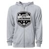 Icon Unisex Lightweight Loopback Terry Full-Zip Hooded Sweatshirt Thumbnail