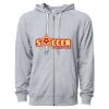 Icon Unisex Lightweight Loopback Terry Full-Zip Hooded Sweatshirt Thumbnail