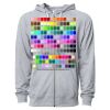 Icon Unisex Lightweight Loopback Terry Full-Zip Hooded Sweatshirt Thumbnail