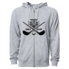 Icon Unisex Lightweight Loopback Terry Full-Zip Hooded Sweatshirt Thumbnail