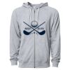 Icon Unisex Lightweight Loopback Terry Full-Zip Hooded Sweatshirt Thumbnail