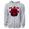 Icon Unisex Lightweight Loopback Terry Full-Zip Hooded Sweatshirt Thumbnail