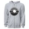 Icon Unisex Lightweight Loopback Terry Full-Zip Hooded Sweatshirt Thumbnail