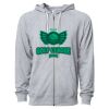 Icon Unisex Lightweight Loopback Terry Full-Zip Hooded Sweatshirt Thumbnail