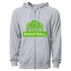 Icon Unisex Lightweight Loopback Terry Full-Zip Hooded Sweatshirt Thumbnail