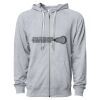 Icon Unisex Lightweight Loopback Terry Full-Zip Hooded Sweatshirt Thumbnail