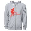 Icon Unisex Lightweight Loopback Terry Full-Zip Hooded Sweatshirt Thumbnail