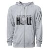 Icon Unisex Lightweight Loopback Terry Full-Zip Hooded Sweatshirt Thumbnail