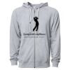 Icon Unisex Lightweight Loopback Terry Full-Zip Hooded Sweatshirt Thumbnail