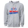 Icon Unisex Lightweight Loopback Terry Full-Zip Hooded Sweatshirt Thumbnail