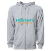 Icon Unisex Lightweight Loopback Terry Full-Zip Hooded Sweatshirt Thumbnail