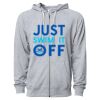 Icon Unisex Lightweight Loopback Terry Full-Zip Hooded Sweatshirt Thumbnail