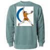 Unisex Midweight Pigment-Dyed Crewneck Sweatshirt Thumbnail