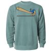 Unisex Midweight Pigment-Dyed Crewneck Sweatshirt Thumbnail