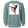 Unisex Midweight Pigment-Dyed Crewneck Sweatshirt Thumbnail