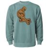 Unisex Midweight Pigment-Dyed Crewneck Sweatshirt Thumbnail