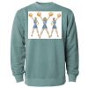 Unisex Midweight Pigment-Dyed Crewneck Sweatshirt Thumbnail