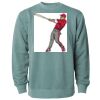 Unisex Midweight Pigment-Dyed Crewneck Sweatshirt Thumbnail