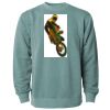 Unisex Midweight Pigment-Dyed Crewneck Sweatshirt Thumbnail