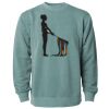 Unisex Midweight Pigment-Dyed Crewneck Sweatshirt Thumbnail