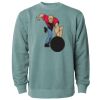 Unisex Midweight Pigment-Dyed Crewneck Sweatshirt Thumbnail