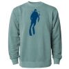 Unisex Midweight Pigment-Dyed Crewneck Sweatshirt Thumbnail