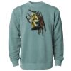 Unisex Midweight Pigment-Dyed Crewneck Sweatshirt Thumbnail