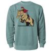 Unisex Midweight Pigment-Dyed Crewneck Sweatshirt Thumbnail