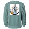 Unisex Midweight Pigment-Dyed Crewneck Sweatshirt Thumbnail