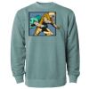 Unisex Midweight Pigment-Dyed Crewneck Sweatshirt Thumbnail